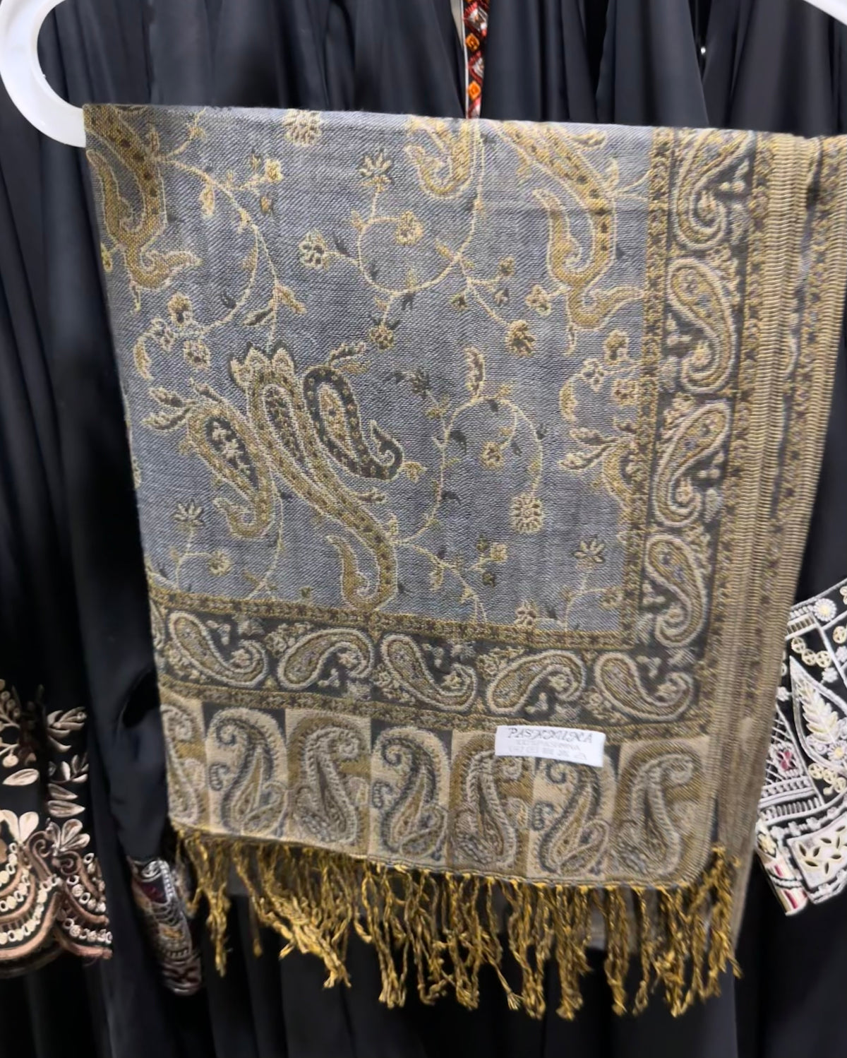Sajora Special Grey Pashmina