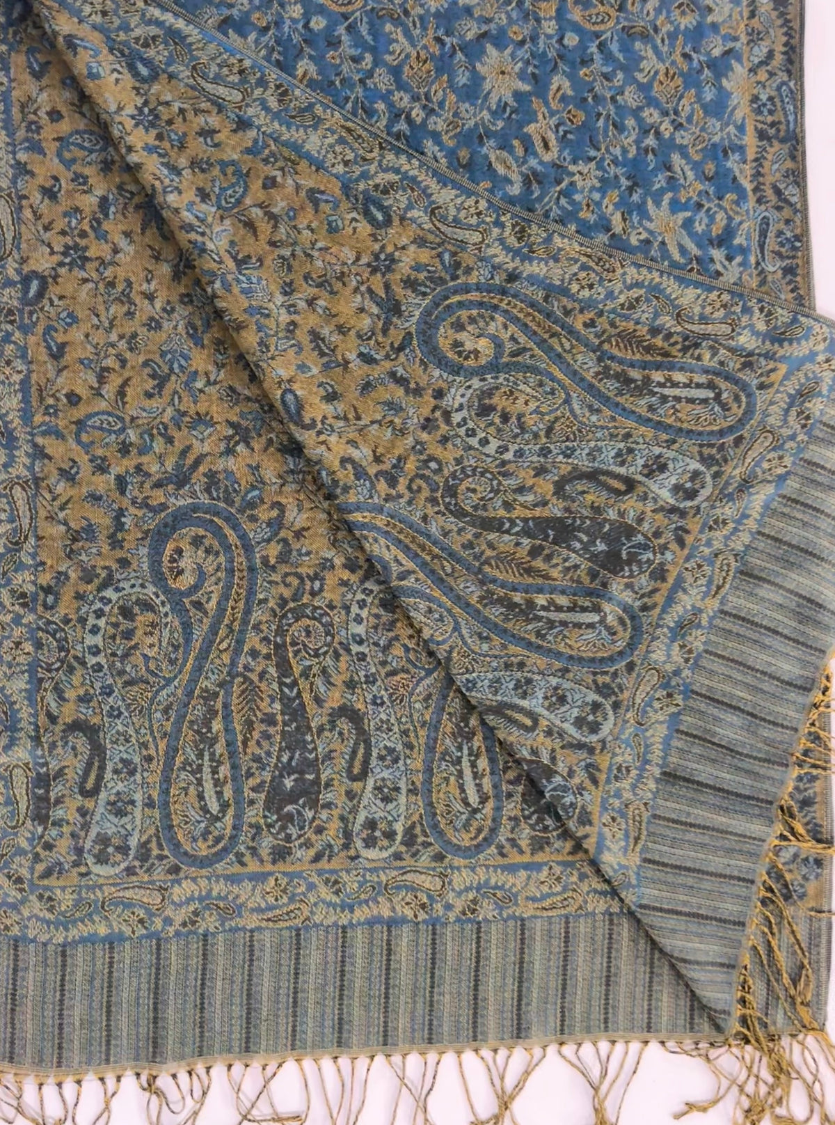 Minsha Sea Green Pashmina