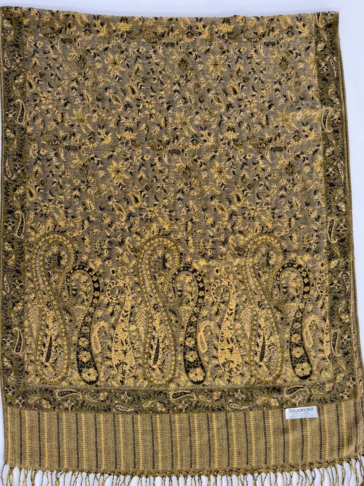 Minsha Steel Grey Pashmina