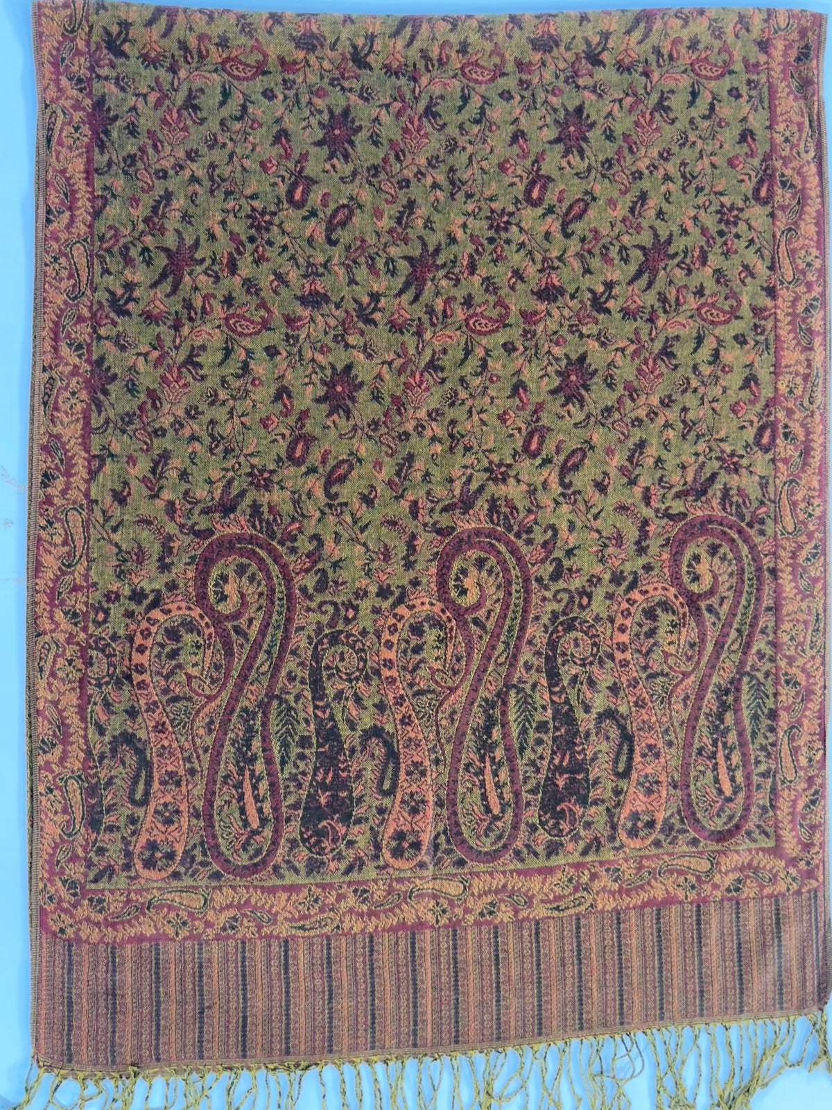 Minsha Red Pashmina