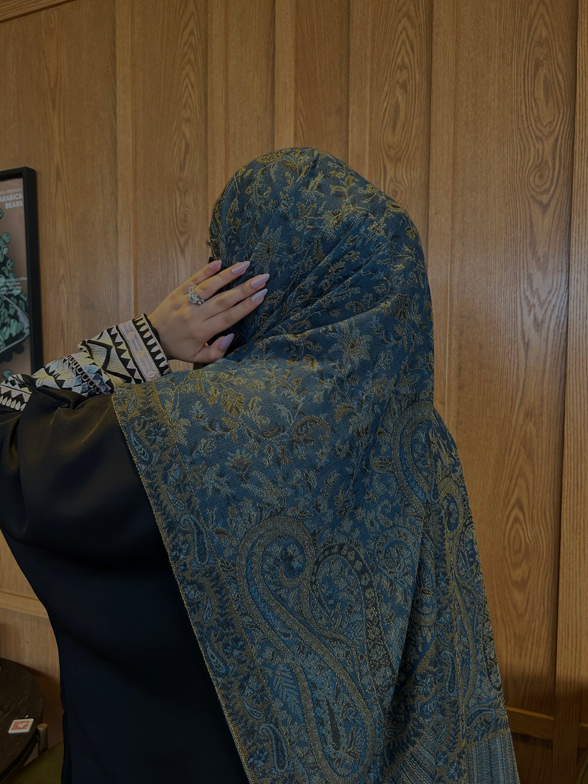 Minsha Sea Green Pashmina
