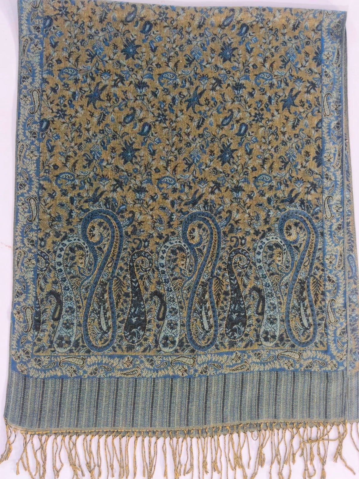 Minsha Sea Green Pashmina