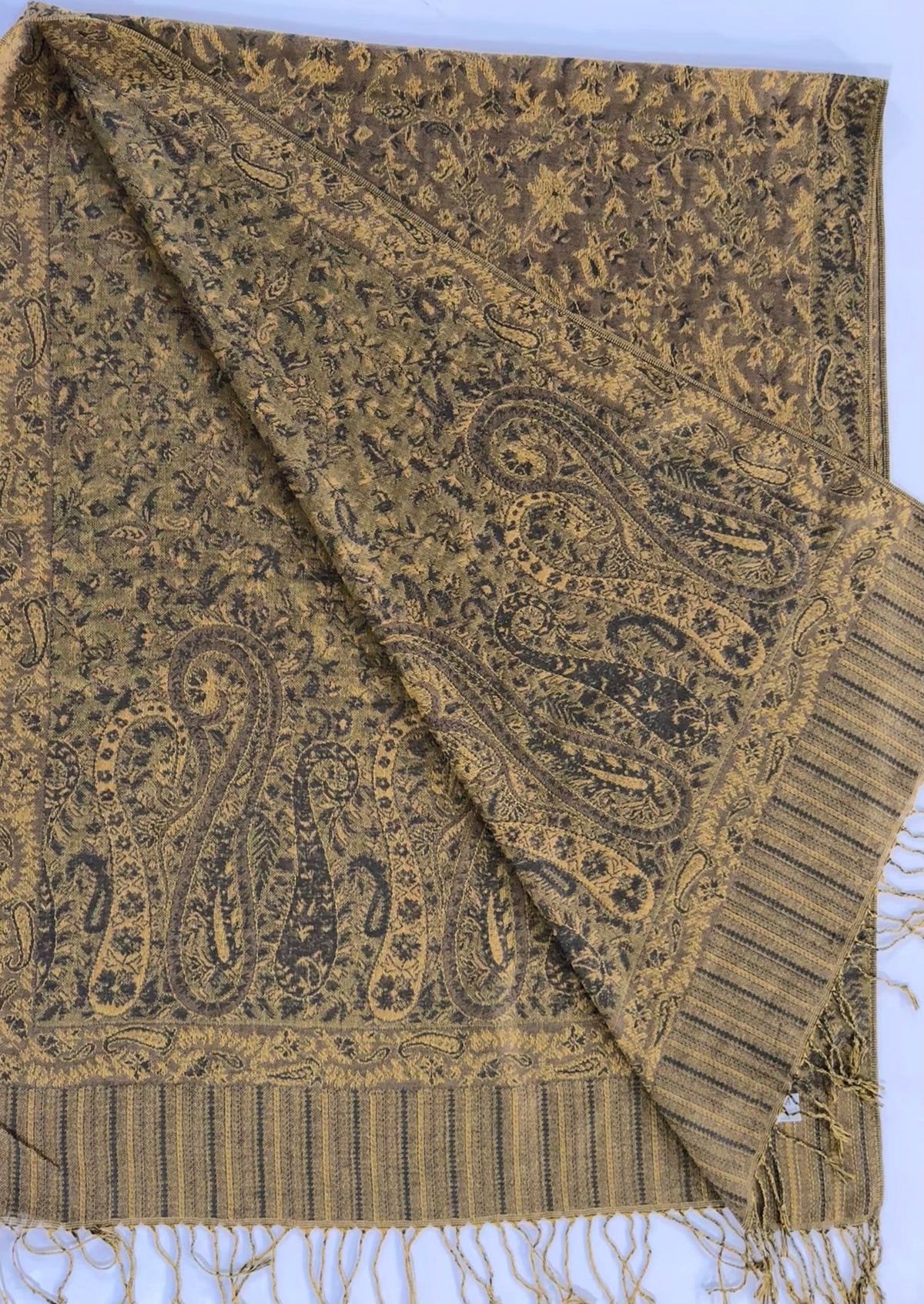 Minsha Steel Grey Pashmina