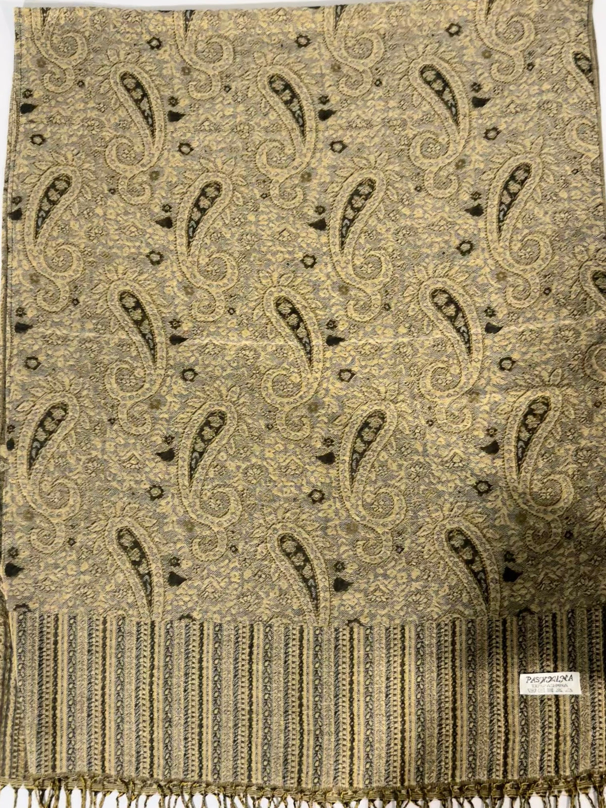 Zarqah Beige Pashmina