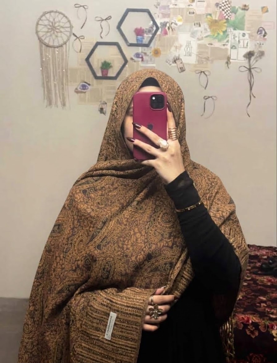 Zarqah Brown Pashmina