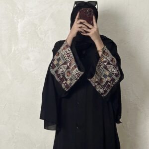 persian embroided abaya